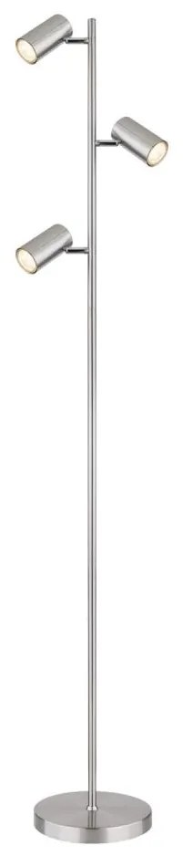 Globo 57910S - Állólámpa ROBBY 3xGU10/5W/230V matt króm