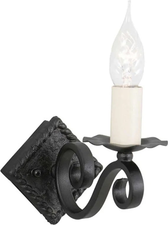Elstead Lighting RECTORY RY1A-BLACK Fali lámpa 1x60W/E14