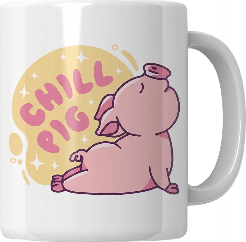 Yoga Pig Bögre Ajándék Malac Rajongóknak Malac