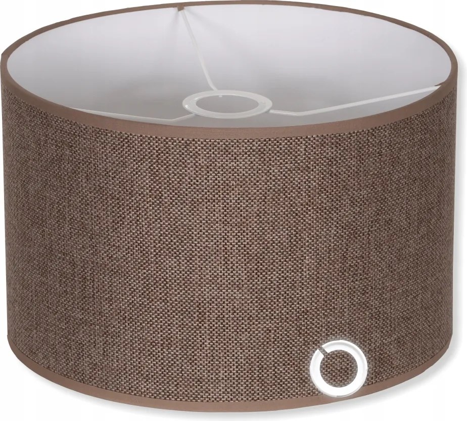 Stílusos klasszikus lámpabúra Lengyel gyártó 30 cm E27 Lenvászon