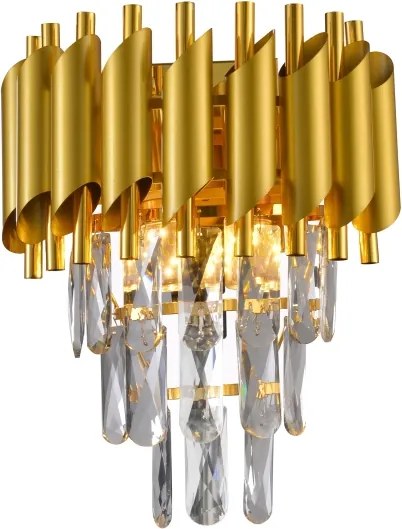 Brilagi - Fali lámpa ECLIPSE 2xE14/10W/230V aranyszínű