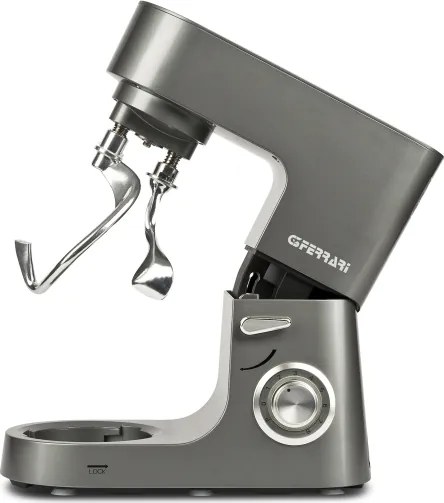 G3Ferrari G2016400 - Asztali dagasztógép kettős dagasztókampóval PASTAIO 8 l 1800W/230V krómozott