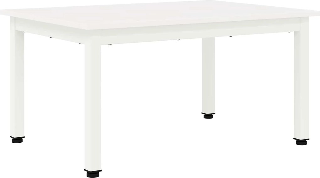 vidaXL Dohányzóasztal Fehér 60 x 50 x 36 cm Tömör fenyőfa