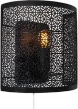 Hermine Rydéns fali lámpa fém E14 max. 60W 21 cm fém fekete