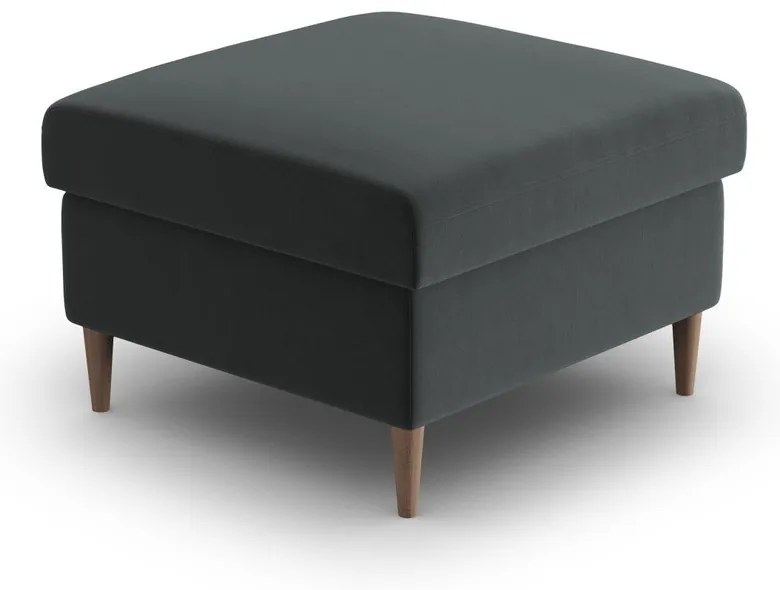 Sötétszürke bársony lábtartó Kyoto – Cosmopolitan Design