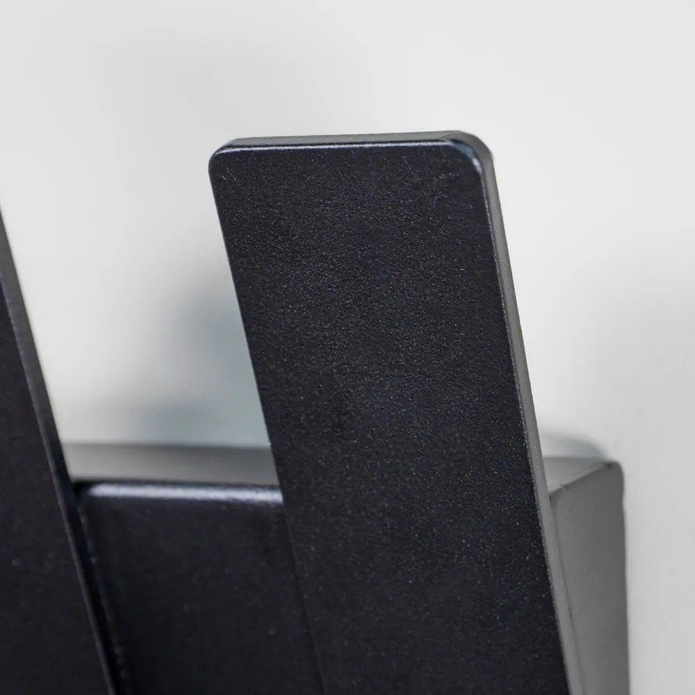 Fekete fém fali fogas 64 cm Angle – Spinder Design