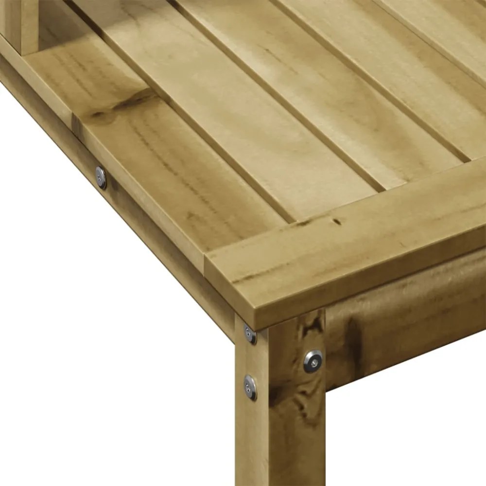 impregnált fenyőfa ültetőasztal polcokkal 82,5 x 50 x 109,5 cm