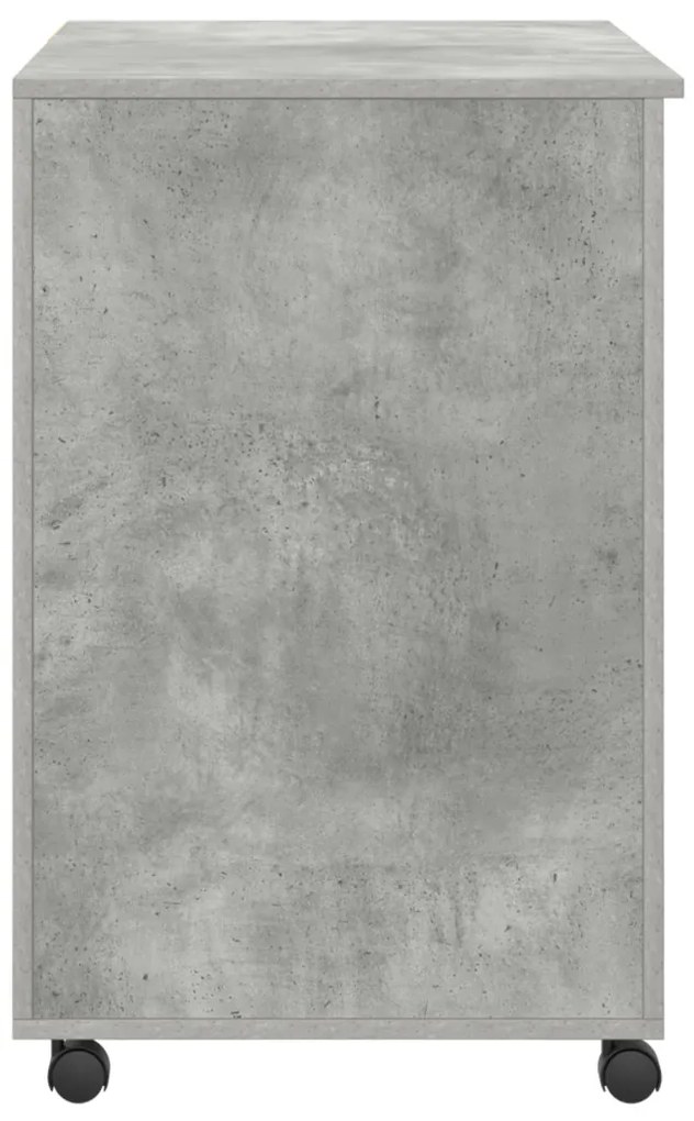 Beton Szürke Számítógépes Asztal Beton szürke Forgácslap Közepes