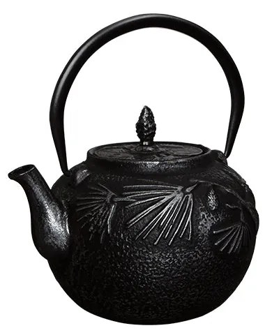 Matt fekete öntöttvas teáskanna szűrővel 800 ml Berlinger Haus Matte Black