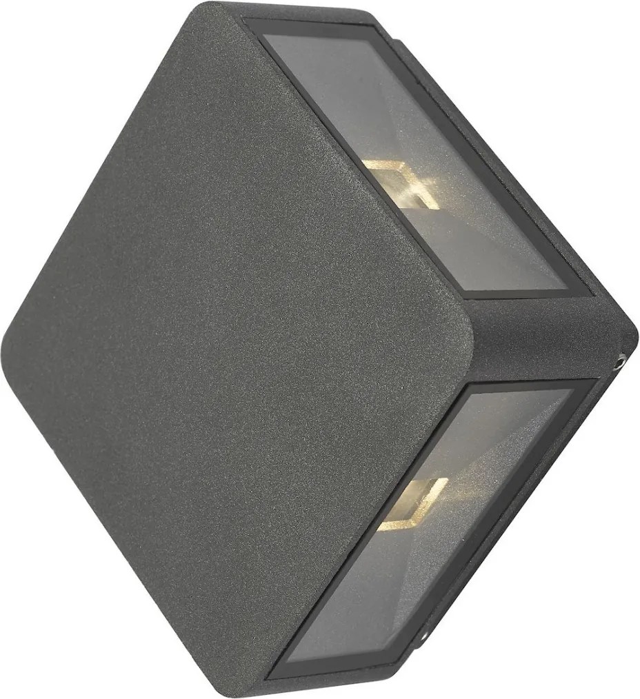 DAR LIGHTING WEI2139 WEISS Modern Kültéri Fali Lámpa Szürke LED IP65