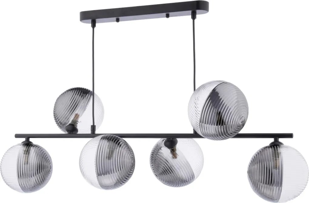Dar Lighting Spiral SPI6422-19 Függőlámpa 6x40w/g9 ip20