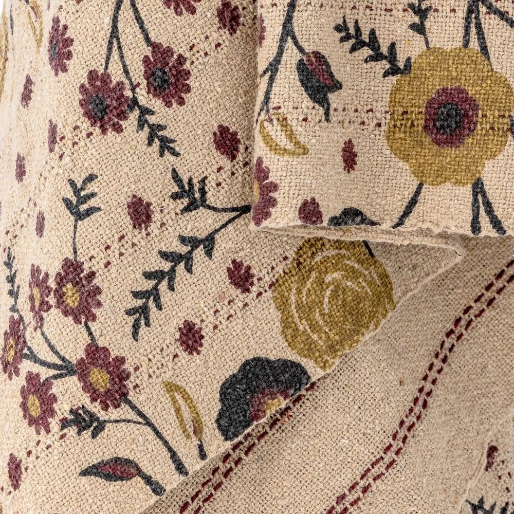 Barna újrahasznosított pamut takaró 130x160 cm Eydis – Bloomingville