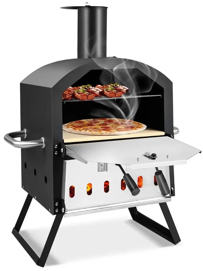 Kültéri pizzasütő kiegészítőkkel