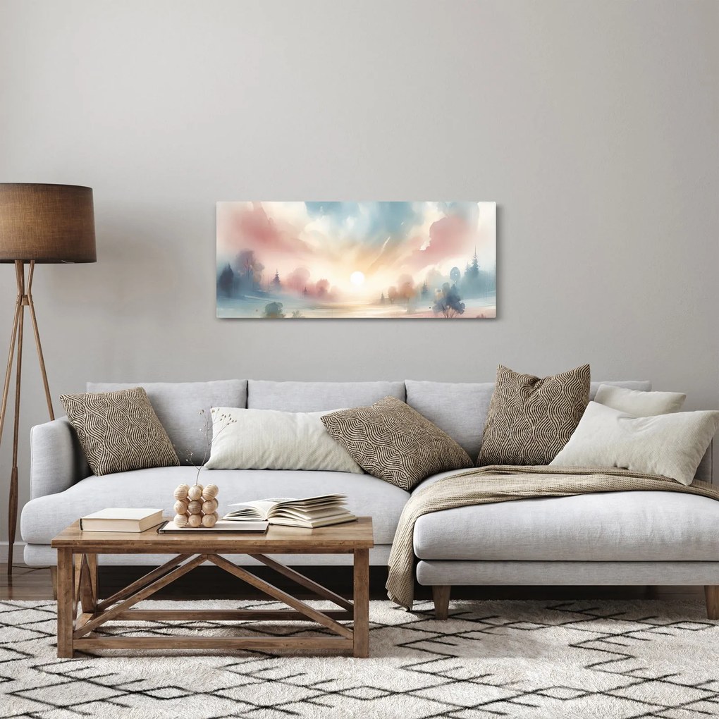 Kép - Elegáns tájkép (120x50 cm)