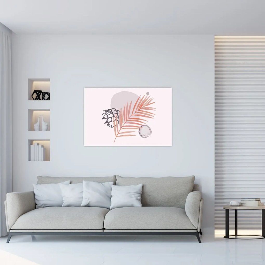 Kép - Lila minimalizmus N⁰3 (90x60 cm)