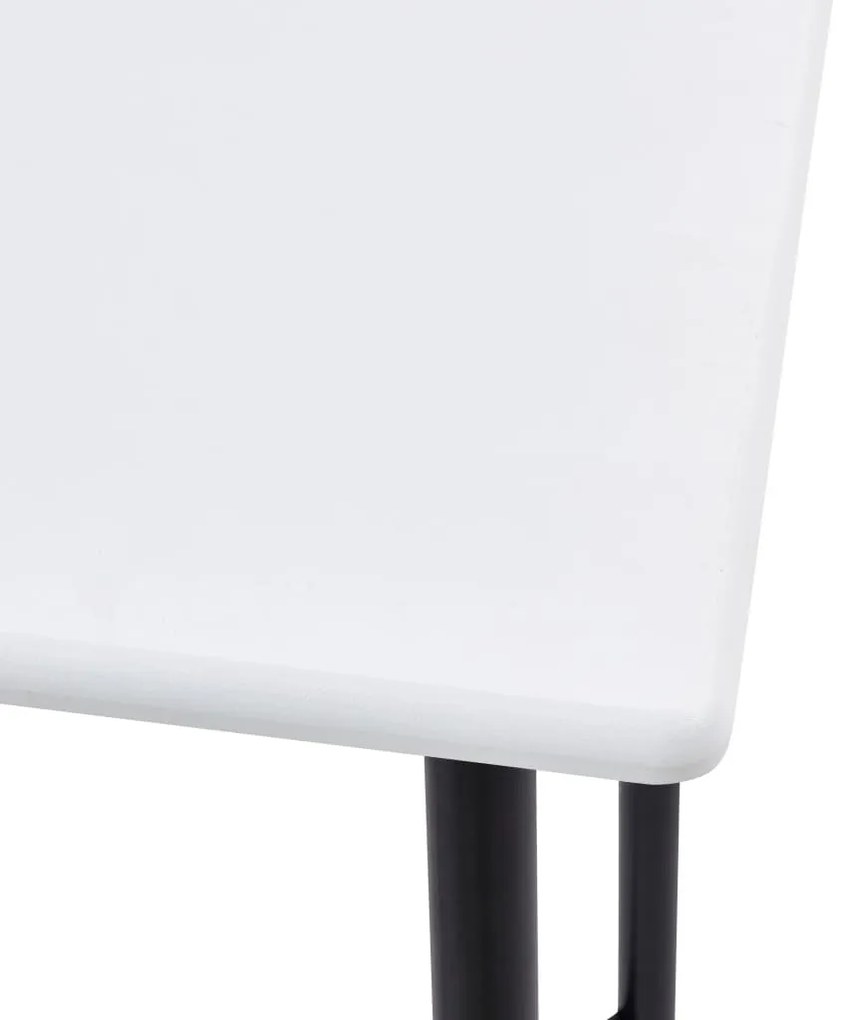 Fehér MDF bárasztal 60 x 60 x 111 cm