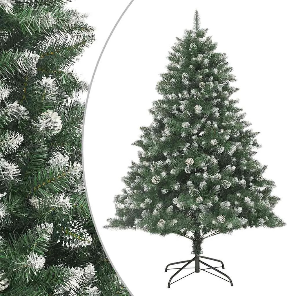 vidaXL PVC műkarácsonyfa állvánnyal 180 cm