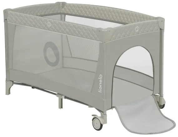 Lionelo - Utazóágy FLOWER Cappuccino