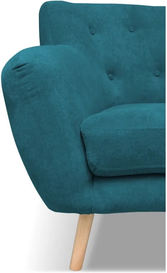 London türkizkék kanapé, 162 cm - Cosmopolitan design