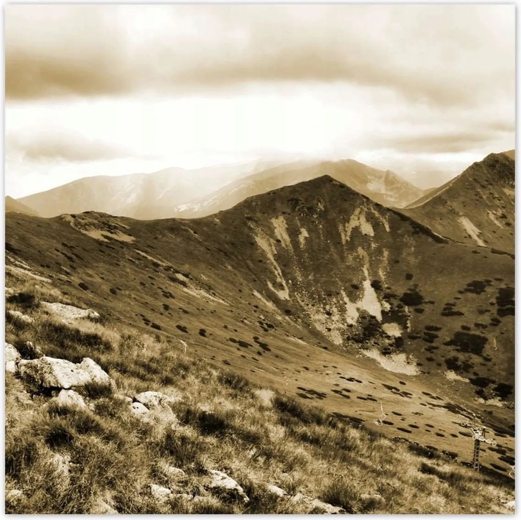 Poszterek 30x30 Tátra Lengyel hegyek Kilátás