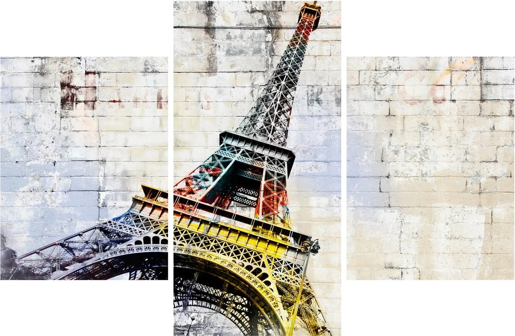 Kép - Az Eiffel-torony digitális művészete (90x60 cm)