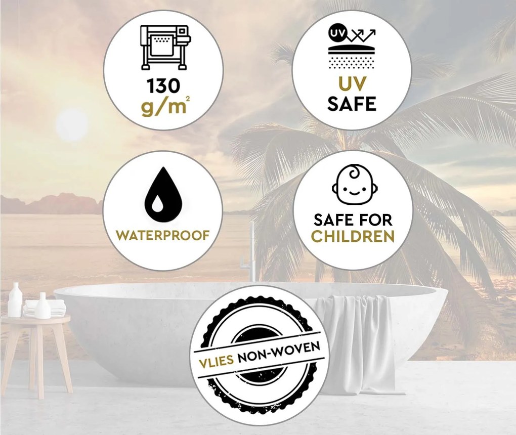 Gario Fotótapéta Nyugodt tenger és naplemente Anyag: Vlies, Méret: 100 x 70 cm