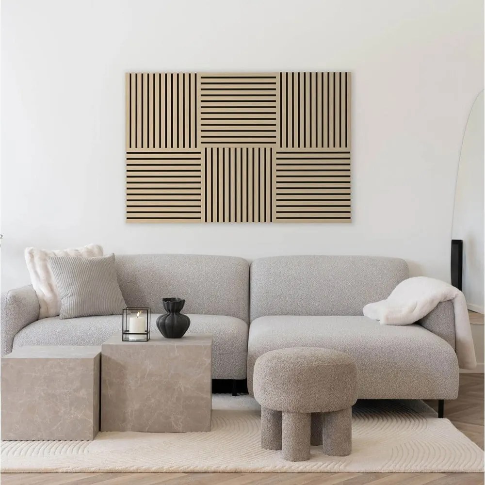 Akusztikus panel szett 2 db-os 52x52 cm Oak – House Nordic