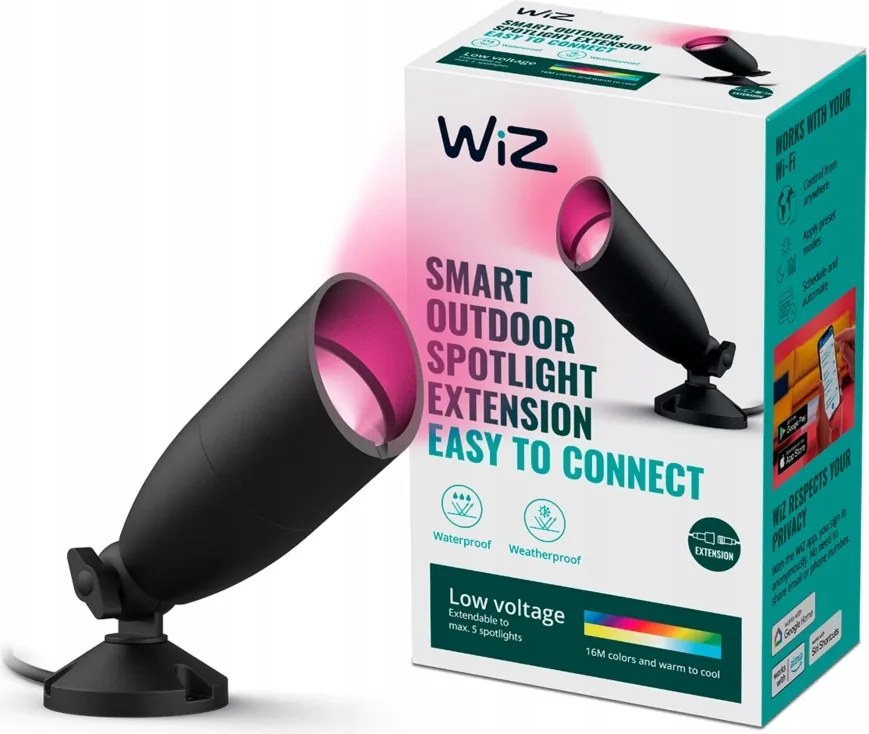 Reflektor Beszúrható Led Kerti Lámpa IP65 Légmentes Rgb Smart WiFi WiZ