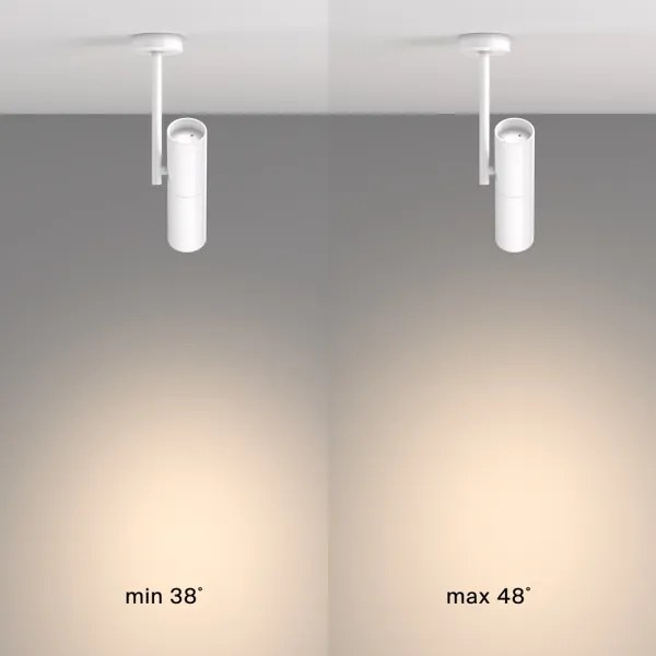 Maytoni C020CL-01W - Spotlámpa ELTI 1xGU10/50W/230V fehér