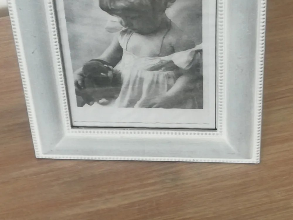 Antik hatású koptatott vintage képkeret