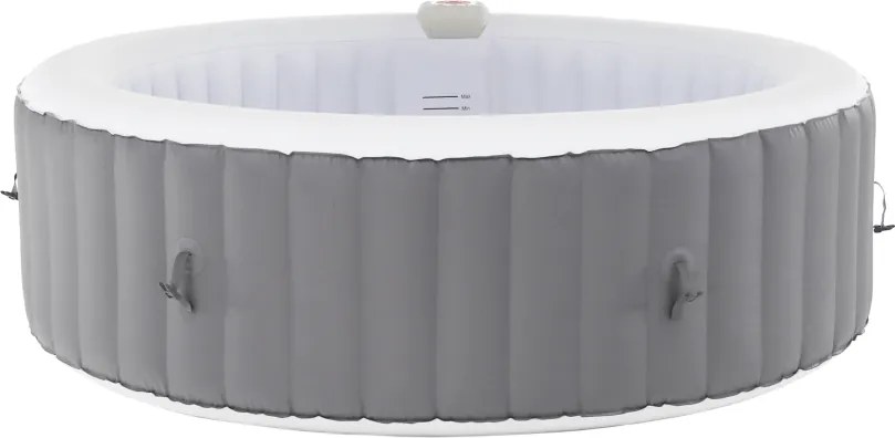 Felfújható pezsgőfürdő, fehér/szürke, 4-6 személy, 1000 l, KAMINO NEW TYP 2