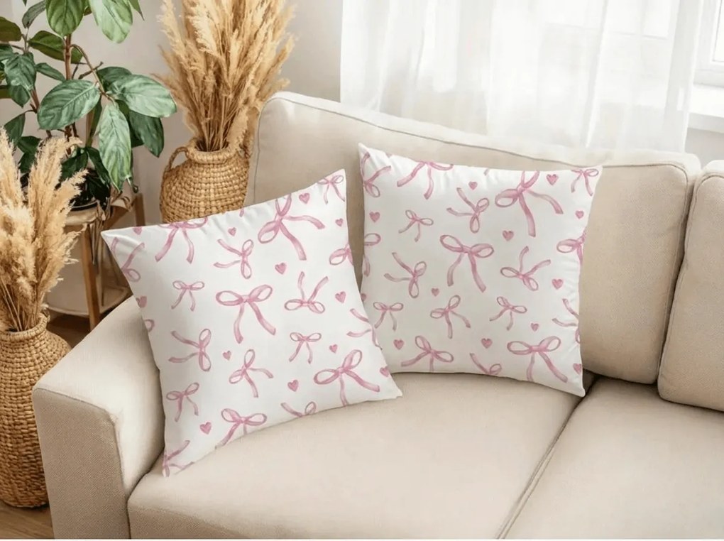 Párnahuzat PINKABELLE 45x45 cm, fehér