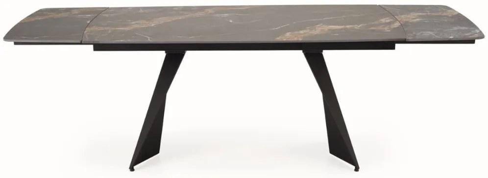 Armani bővíthető étkezőasztal fekete 165-241cm