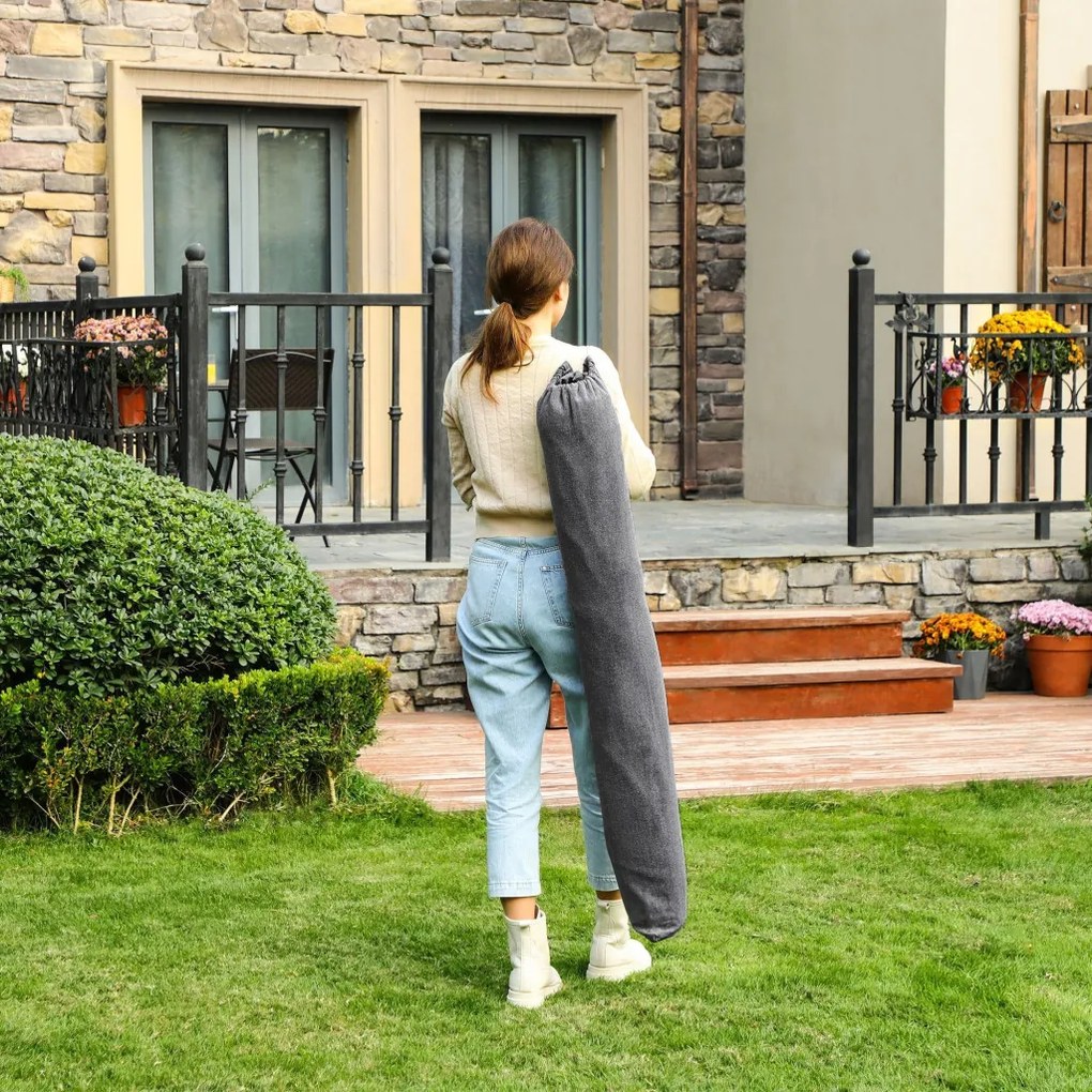 Hintaágy, szürke, 210 x 150 cm