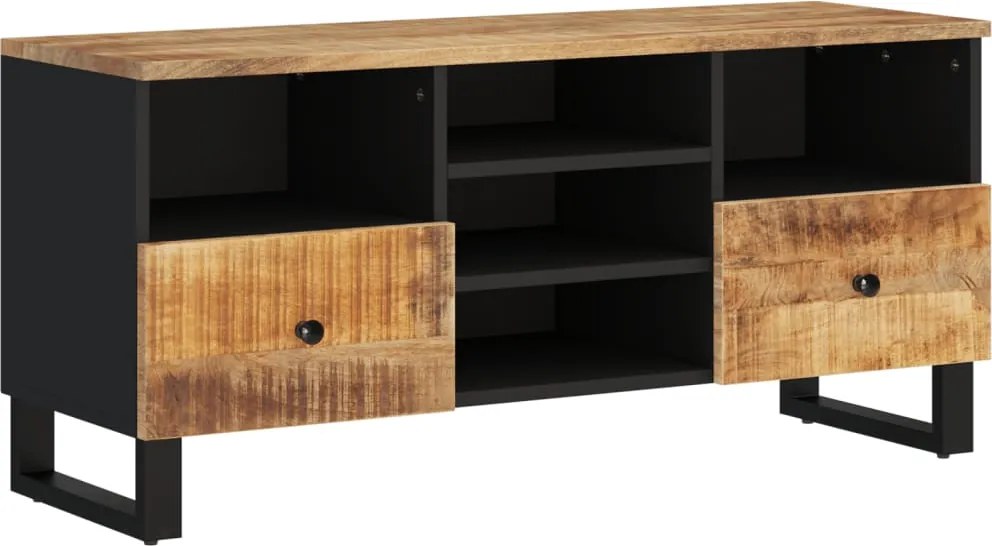 vidaXL tömör mangó- és szerelt fa TV-szekrény 100 x 33 x 46 cm