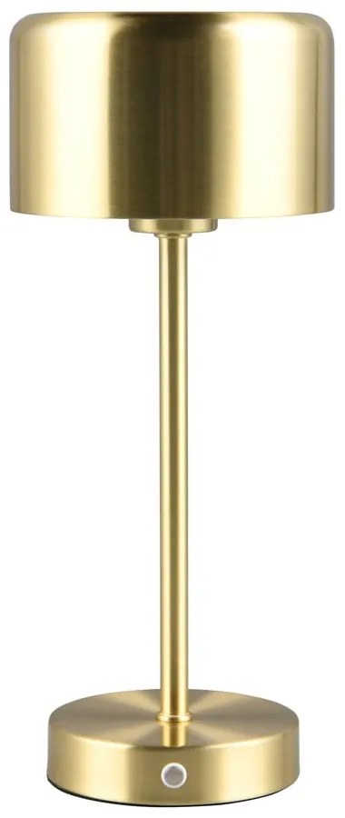 Aranyszínű LED dimmelhető asztali lámpa (magasság 30 cm) Jeff – Trio