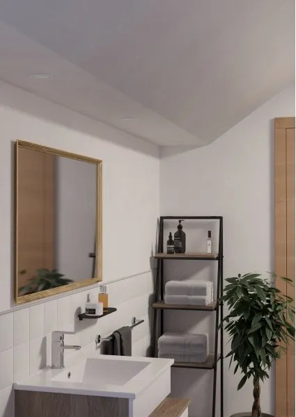 Eglo 902235 -SZETT 3xLED fürdőszobai beépíthető mennyezeti lámpa BARRANCO 1xGU10/4,5W/230V IP44 fehér