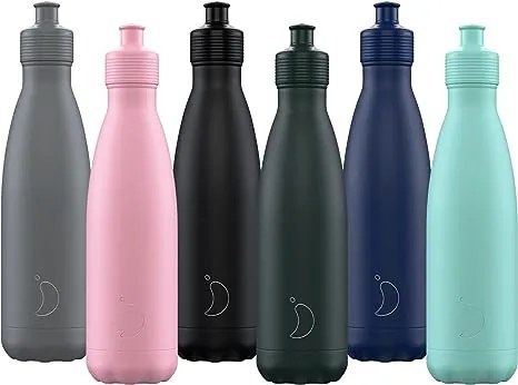 Chilly's Bottles termosz flakon - fekete - sport 750ml, Eredeti kiadás