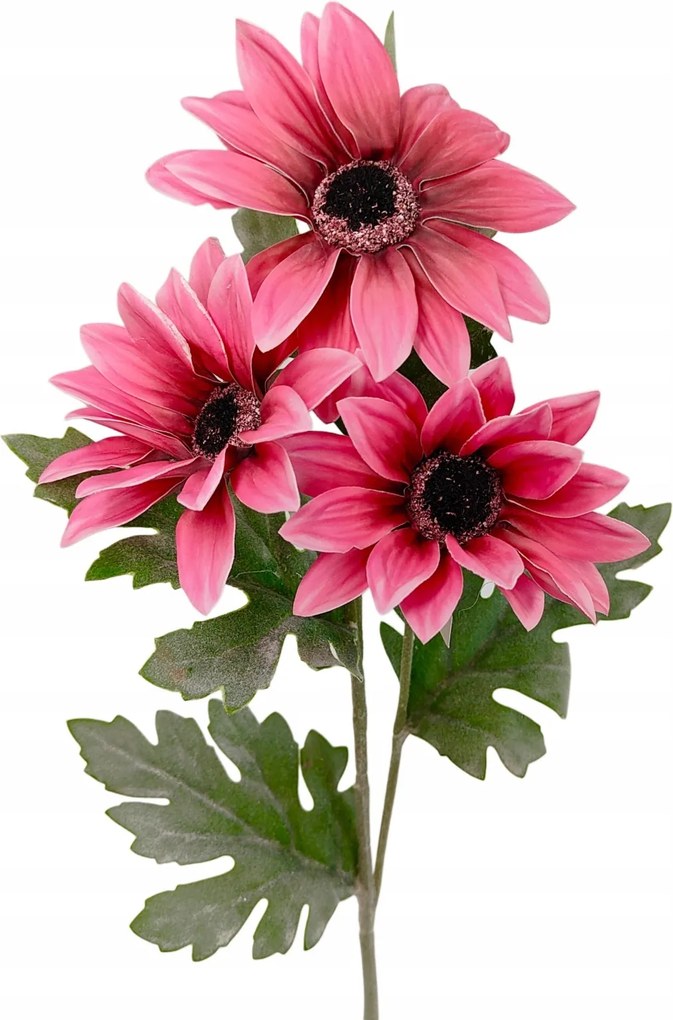 Mesterséges margaréta ág rózsaszín 48 cm