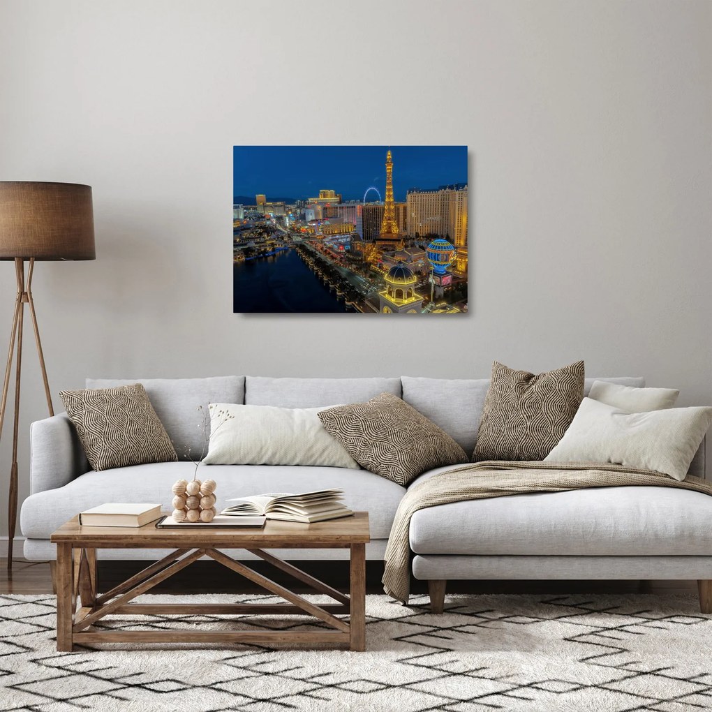 Kép - Las Vegas (üvegen) (70x50 cm)