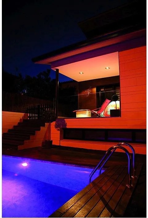 Novolux PAL SLIM 661A-L0404D-30 Medencelámpa 1x4W/LED RGB IP68