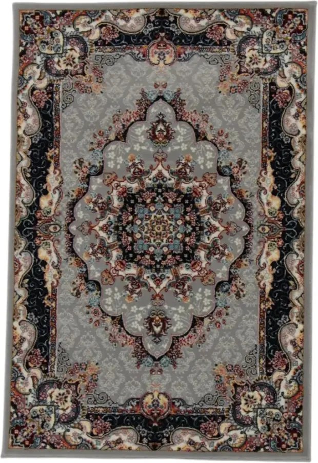 Perzsa szőnyeg szürke Tabriz 80x120 minőségi akril szőnyeg