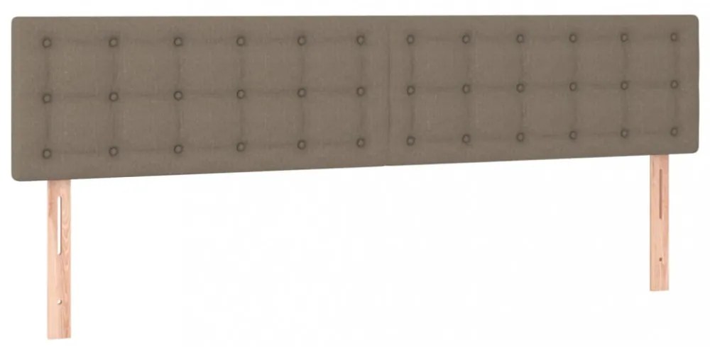 2 db tópszínű szövet fejtámla 100x5x78/88 cm