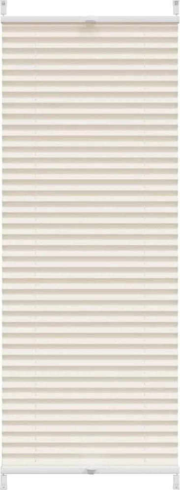 vidaXL Szét Húzható Roló 40x150cm Krém