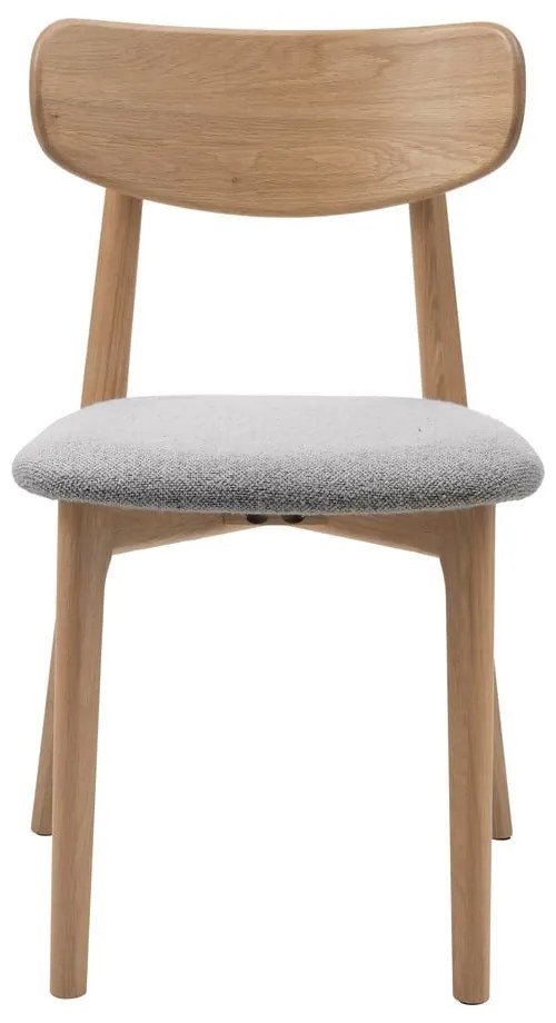 Világosszürke-natúr színű étkezőszék Elim – Unique Furniture