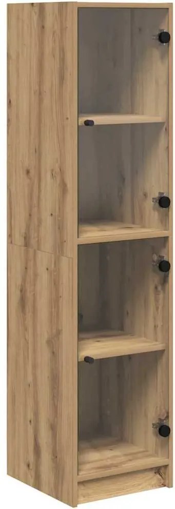 vidaXL Magasfiú Artisan tölgy 35 x 37 x 142 cm Faanyag