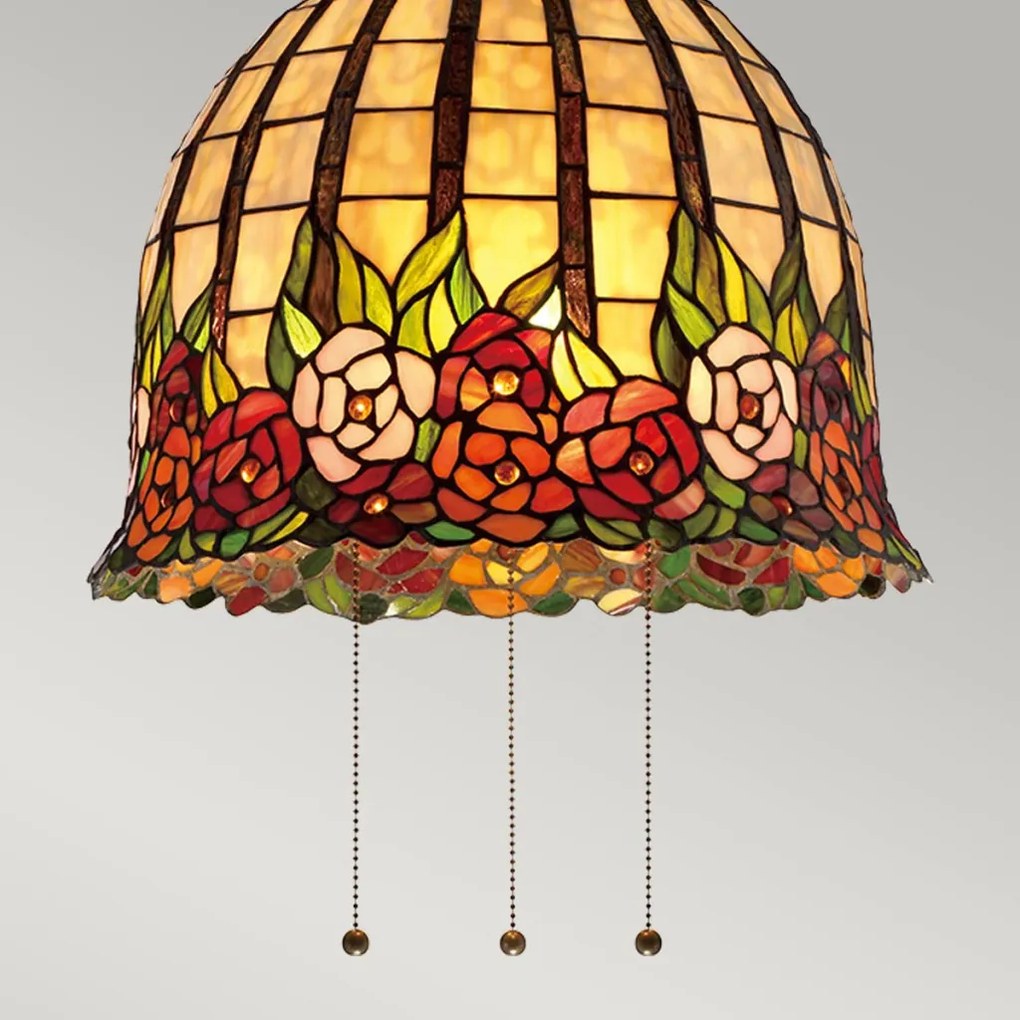 Quoizel ROSECLIFFE QZ-ROSECLIFFE-P Függőlámpa 3x60W/E27