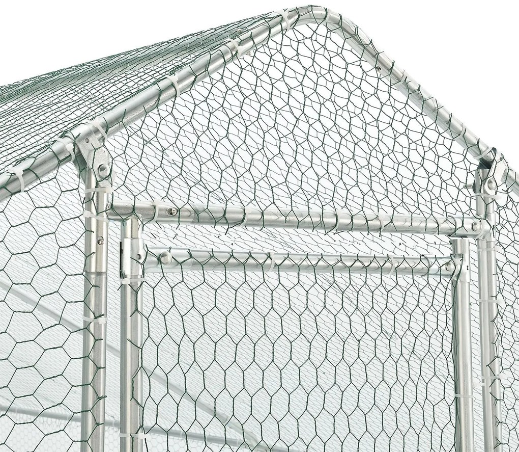 Juskys Kültéri tyúkól ketrec - 2x2x2 m