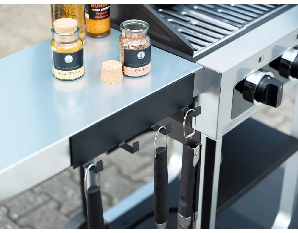 Black Outdoor Kitchen Ima fekete mágnesrúd konyhai eszközökhöz - Wenko