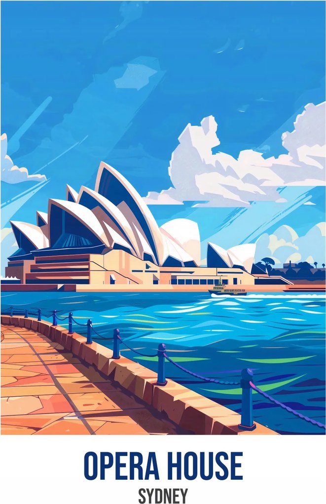 Poszter 42x59,4cm Opera House